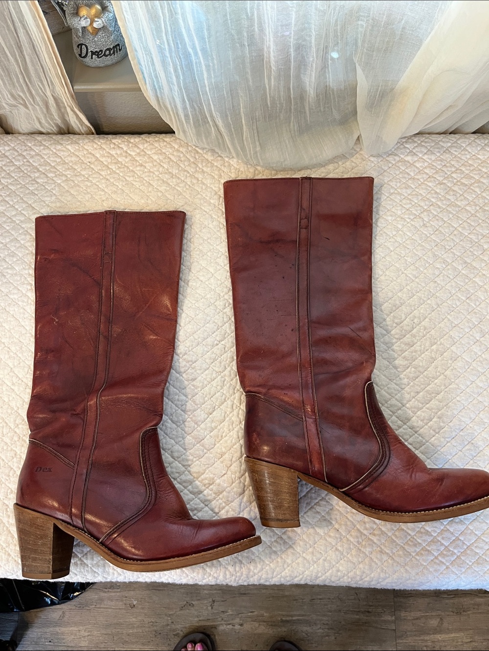 Vintage Dexter campus boots size 8 1/2 M